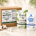 Assorted Cotton Balls Wholesale Box, 80 Bags (8,000 CT)