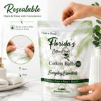 Florida's Cotton Clouds Purified Cotton Balls, 100 Count